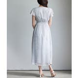 ふんわり花柄シフォンロングワンピース | SAISON DE PAPILLON  | 詳細画像16 