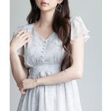 ふんわり花柄シフォンロングワンピース | SAISON DE PAPILLON  | 詳細画像20 