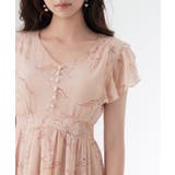 ふんわり花柄シフォンロングワンピース | SAISON DE PAPILLON  | 詳細画像12 