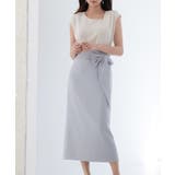 ビッグリボンロングタイトスカート | SAISON DE PAPILLON | 詳細画像18