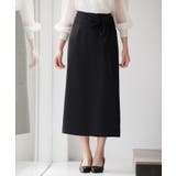 ブラック | ビッグリボンロングタイトスカート | SAISON DE PAPILLON