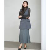 ノーカラーダブルブレストベスト | SAISON DE PAPILLON | 詳細画像6