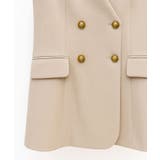 ノーカラーダブルブレストベスト | SAISON DE PAPILLON | 詳細画像33