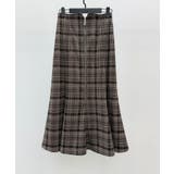 チェックのハイウエストロングスカート | SAISON DE PAPILLON  | 詳細画像22 