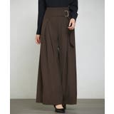 太めの飾りベルトワイドスラックスパンツ | SAISON DE PAPILLON  | 詳細画像19 