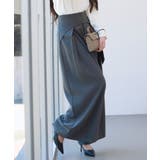 太めの飾りベルトワイドスラックスパンツ | SAISON DE PAPILLON  | 詳細画像11 