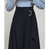 太めの飾りベルトワイドスラックスパンツ | SAISON DE PAPILLON  | 詳細画像28 