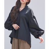 ギャザーチュールドッキングブラウス | SAISON DE PAPILLON | 詳細画像24