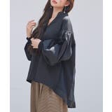 ギャザーチュールドッキングブラウス | SAISON DE PAPILLON | 詳細画像16