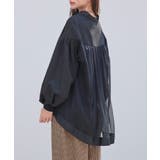 ギャザーチュールドッキングブラウス | SAISON DE PAPILLON | 詳細画像18