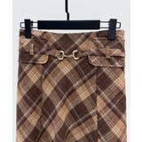 チェック柄ハイウェイトロング丈スカート | SAISON DE PAPILLON | 詳細画像23