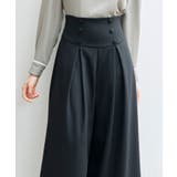 ハイウエストのセーラーワイドパンツ | SAISON DE PAPILLON  | 詳細画像9 