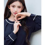 首元2wayボウタイ配色ブラウス | SAISON DE PAPILLON | 詳細画像42