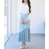 首元2wayボウタイ配色ブラウス | SAISON DE PAPILLON | 詳細画像20