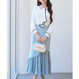 首元2wayボウタイ配色ブラウス | SAISON DE PAPILLON | 詳細画像14