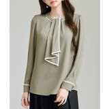 首元2wayボウタイ配色ブラウス | SAISON DE PAPILLON | 詳細画像25