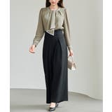 首元2wayボウタイ配色ブラウス | SAISON DE PAPILLON | 詳細画像27