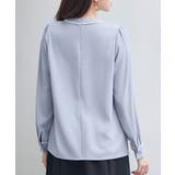 首元2wayボウタイ配色ブラウス | SAISON DE PAPILLON | 詳細画像3