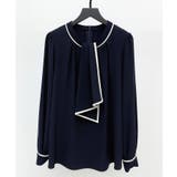 首元2wayボウタイ配色ブラウス | SAISON DE PAPILLON | 詳細画像44