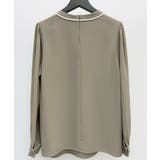 首元2wayボウタイ配色ブラウス | SAISON DE PAPILLON | 詳細画像33