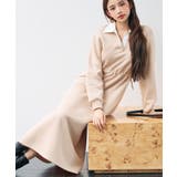 ドッキングプルオーバーロングワンピース | SAISON DE PAPILLON  | 詳細画像10 