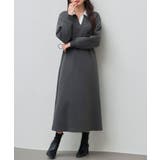 グレー | ドッキングプルオーバーロングワンピース | SAISON DE PAPILLON 