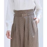 グレンチェックのハイウエストドカンパンツ | SAISON DE PAPILLON  | 詳細画像27 