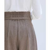 グレンチェックのハイウエストドカンパンツ | SAISON DE PAPILLON  | 詳細画像29 