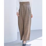 グレンチェックのハイウエストドカンパンツ | SAISON DE PAPILLON  | 詳細画像18 