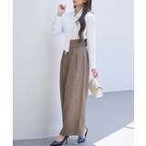 グレンチェックのハイウエストドカンパンツ | SAISON DE PAPILLON  | 詳細画像25 