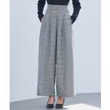 グレー | グレンチェックのハイウエストドカンパンツ | SAISON DE PAPILLON 