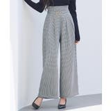 グレンチェックのハイウエストドカンパンツ | SAISON DE PAPILLON  | 詳細画像3 