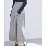 グレンチェックのハイウエストドカンパンツ | SAISON DE PAPILLON  | 詳細画像4 