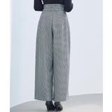 グレンチェックのハイウエストドカンパンツ | SAISON DE PAPILLON  | 詳細画像8 