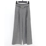 グレンチェックのハイウエストドカンパンツ | SAISON DE PAPILLON  | 詳細画像32 