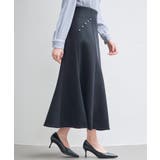 ダンボールニットのロング丈マーメイドスカート | SAISON DE PAPILLON  | 詳細画像5 