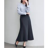 ダンボールニットのロング丈マーメイドスカート | SAISON DE PAPILLON  | 詳細画像8 