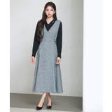 ノースリーブ Vネックワンピース | SAISON DE PAPILLON  | 詳細画像6 