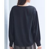 取り外し可能なボウタイリボンフリンジブラウス | SAISON DE PAPILLON | 詳細画像15