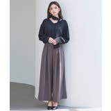 取り外し可能なボウタイリボンフリンジブラウス | SAISON DE PAPILLON | 詳細画像16