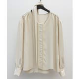 取り外し可能なボウタイリボンフリンジブラウス | SAISON DE PAPILLON | 詳細画像30