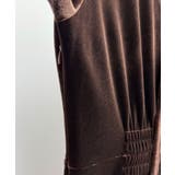 ドレープドネックのベロアワンピース | SAISON DE PAPILLON  | 詳細画像26 