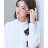 ギャザーたっぷりのフェミニンなバルカンブラウス | SAISON DE PAPILLON | 詳細画像20