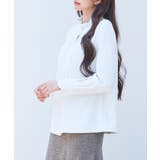 ギャザーたっぷりのフェミニンなバルカンブラウス | SAISON DE PAPILLON | 詳細画像12