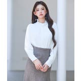 ギャザーたっぷりのフェミニンなバルカンブラウス | SAISON DE PAPILLON | 詳細画像15