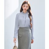 ギャザーたっぷりのフェミニンなバルカンブラウス | SAISON DE PAPILLON | 詳細画像25