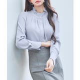 ギャザーたっぷりのフェミニンなバルカンブラウス | SAISON DE PAPILLON | 詳細画像28