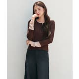 レイヤードドッキングヘンリーネックカットソー | SAISON DE PAPILLON | 詳細画像7