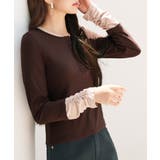 レイヤードドッキングヘンリーネックカットソー | SAISON DE PAPILLON | 詳細画像9