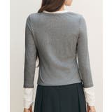 レイヤードドッキングヘンリーネックカットソー | SAISON DE PAPILLON | 詳細画像38